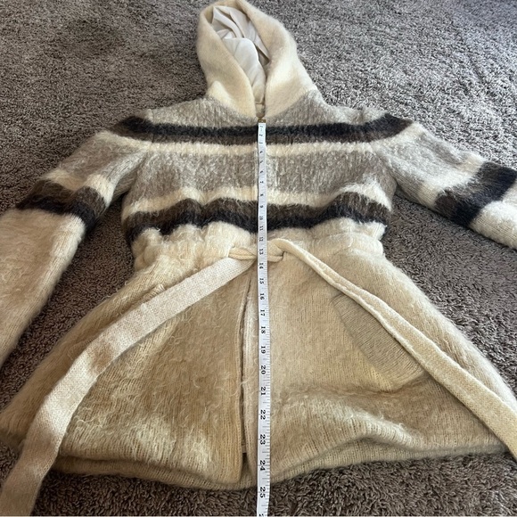 Hilda Ltd. 100% Icelandic wool full zip sweater nordic coat size xs - Picture 4 of 10